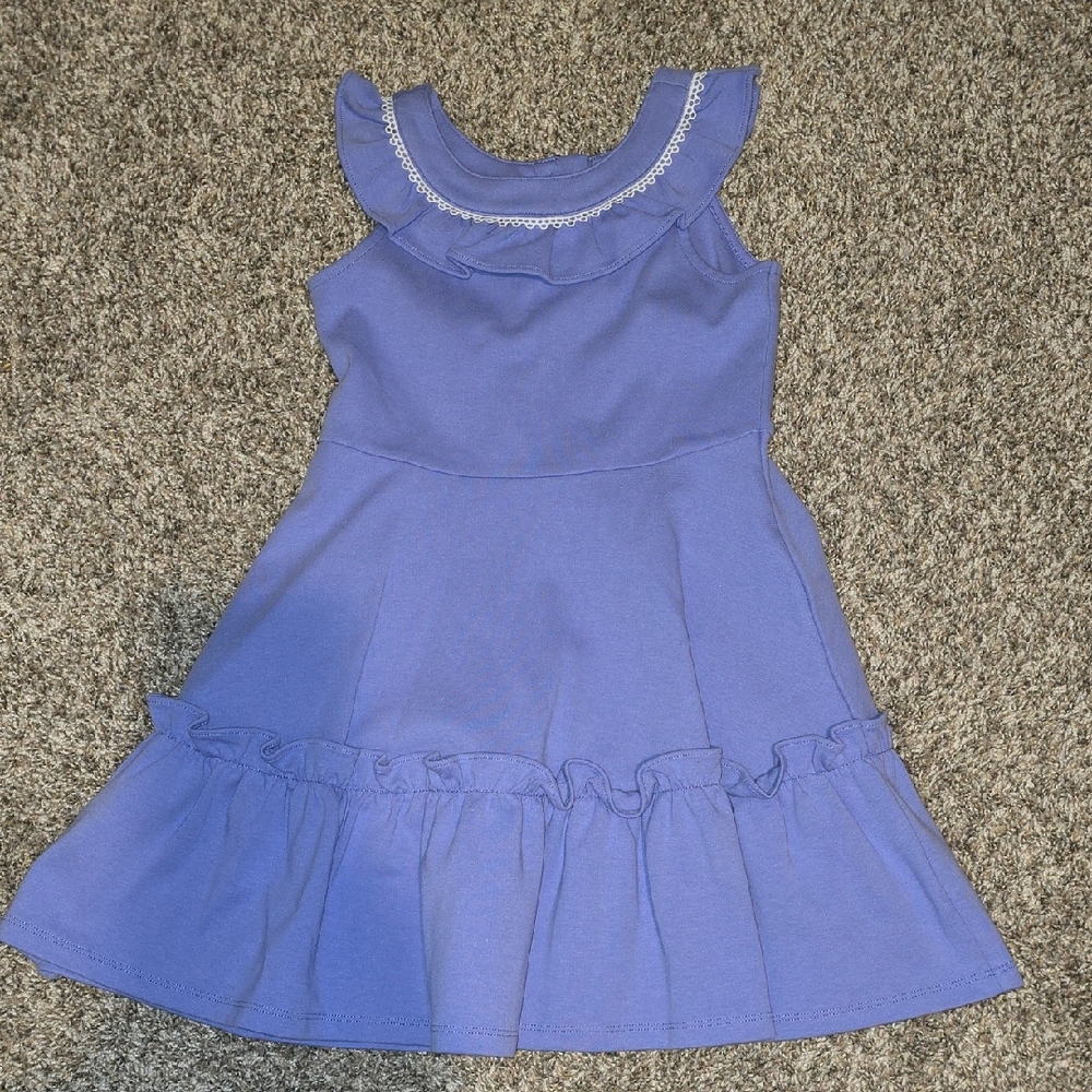 Janie and Jack Girls Lavender Ruffle Dress